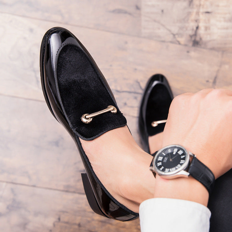 Men's Slip-On Oxford Shoes - Classic English Style