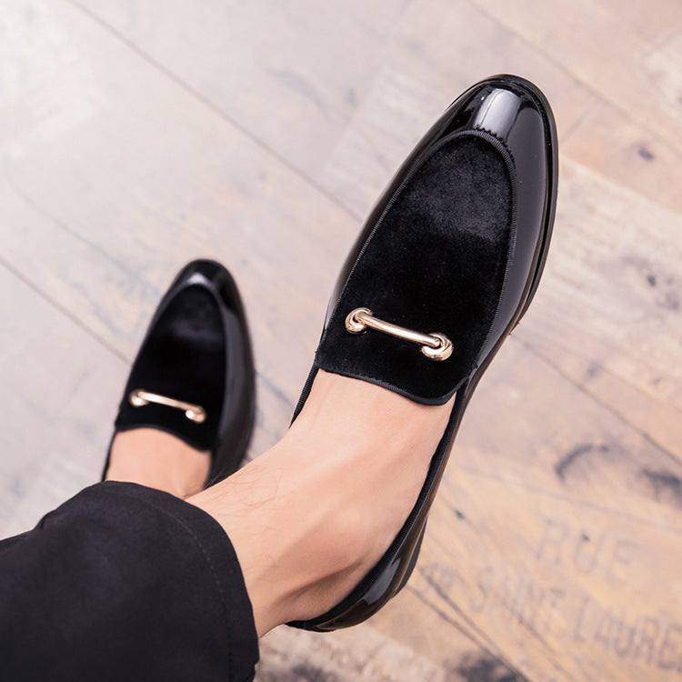 Men's Slip-On Oxford Shoes - Classic English Style