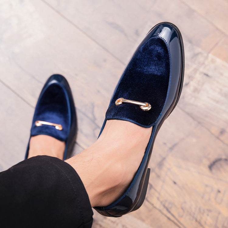 Men's Slip-On Oxford Shoes - Classic English Style