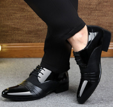 Men's Fashion Business Leather Dress Shoes