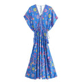 Boho Queens Women Peacock Floral