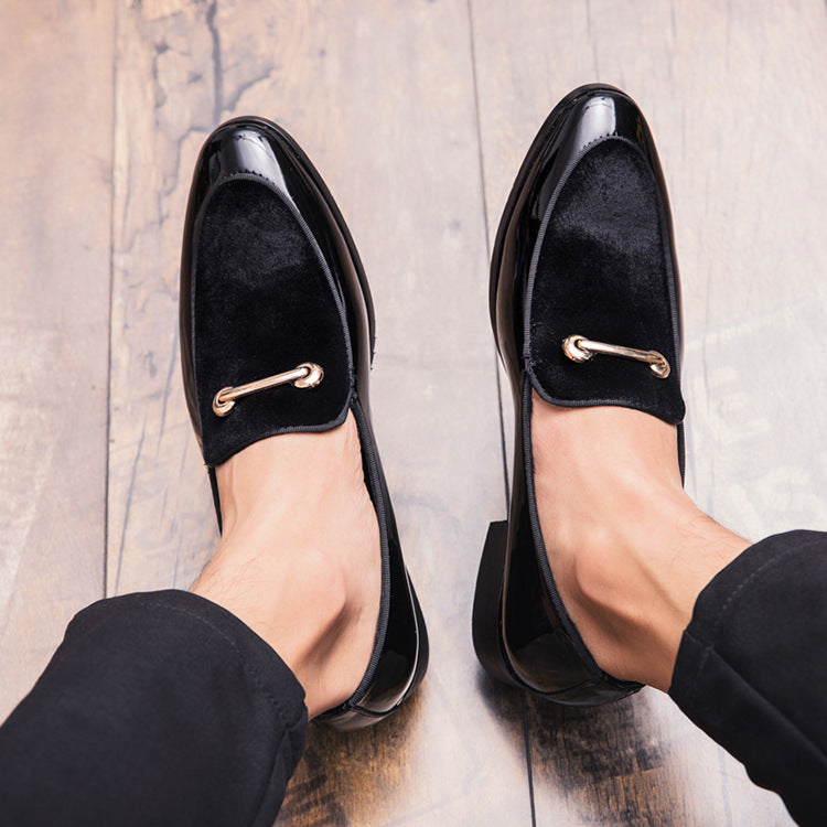 Men's Slip-On Oxford Shoes - Classic English Style
