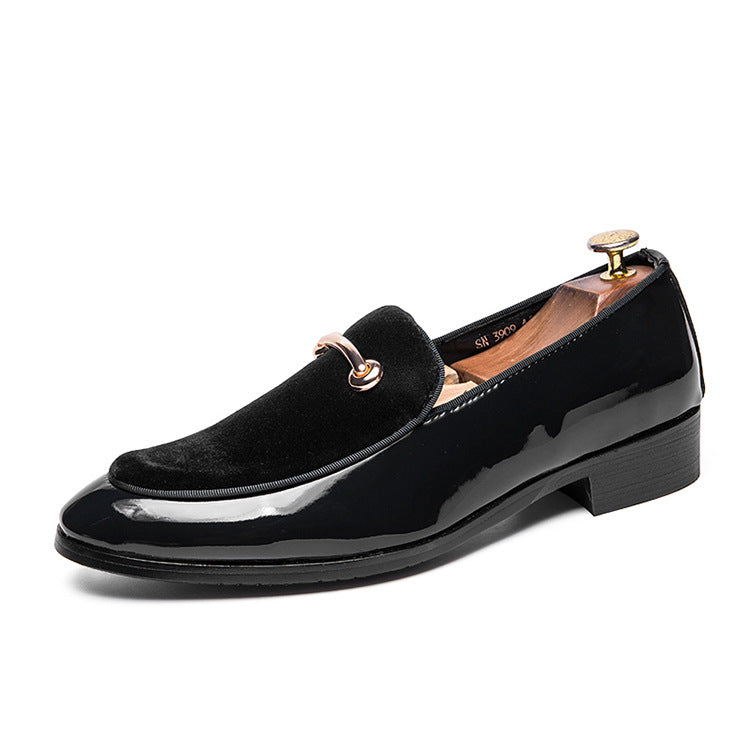 Men's Slip-On Oxford Shoes - Classic English Style